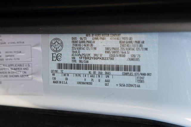 Photo of 2023 Oxford White Ford Transit-250