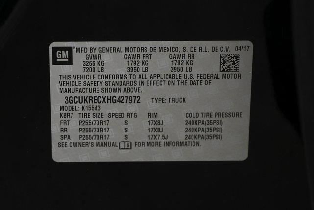 Photo of 2017 Black Chevrolet Silverado 1500