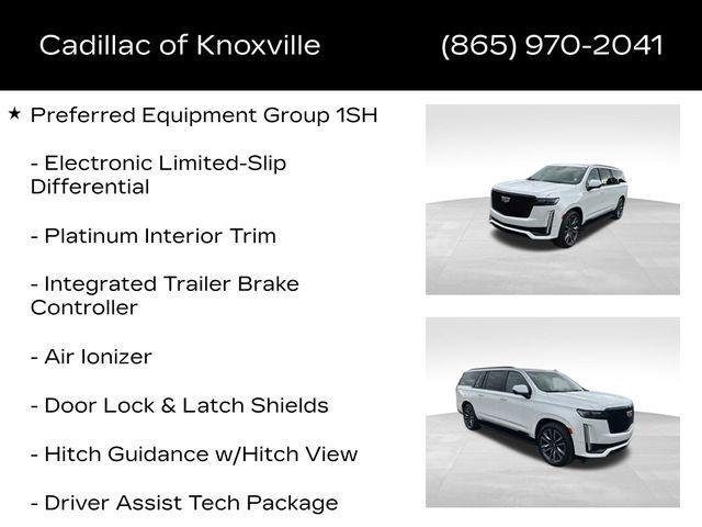Photo of 2021 Crystal White Tri-Coat Cadillac Escalade ESV