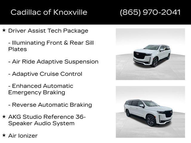 Photo of 2021 Crystal White Tri-Coat Cadillac Escalade ESV