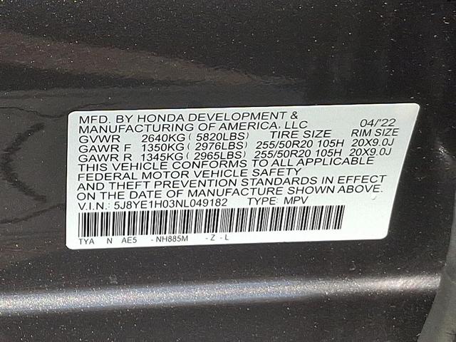Photo of 2022 Majestic Black Pearl Acura MDX