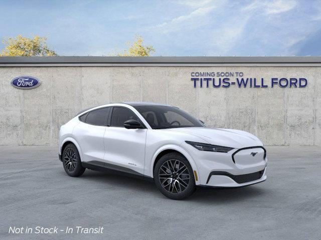 Photo of 2025 Star White Metallic Tri-Coat Ford Mustang Mach-E