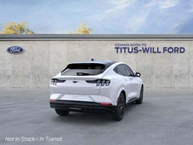 Photo of 2025 Star White Metallic Tri-Coat Ford Mustang Mach-E