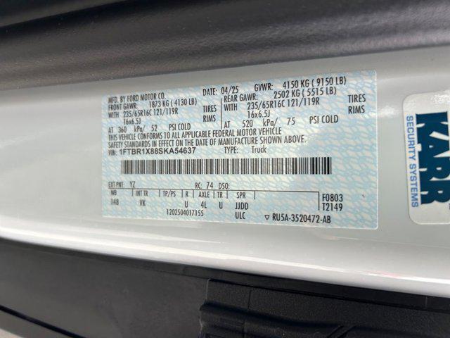 Photo of 2025 Oxford White Ford Transit-250