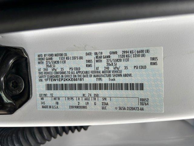 Photo of 2019 Oxford White Ford F-150
