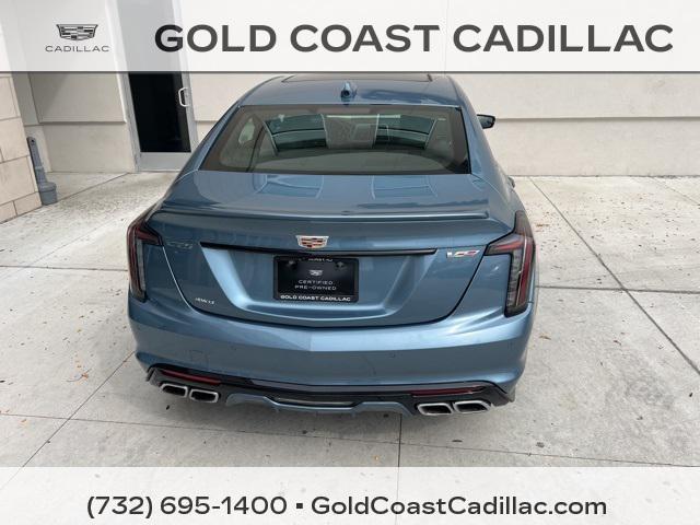 Photo of 2023 Midnight Steel Metallic Cadillac CT5-V