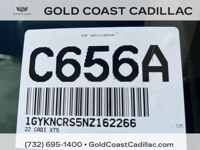 Photo of 2022 Stellar Black Metallic Cadillac XT5
