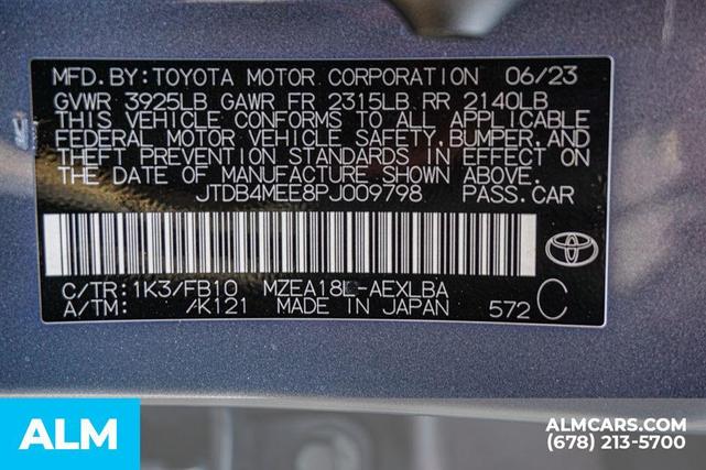 Photo of 2023 Blueprint / Midnight Black Metallic Toyota Corolla