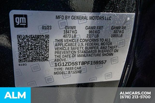 Photo of 2023 Dark Ash Metallic Chevrolet Malibu
