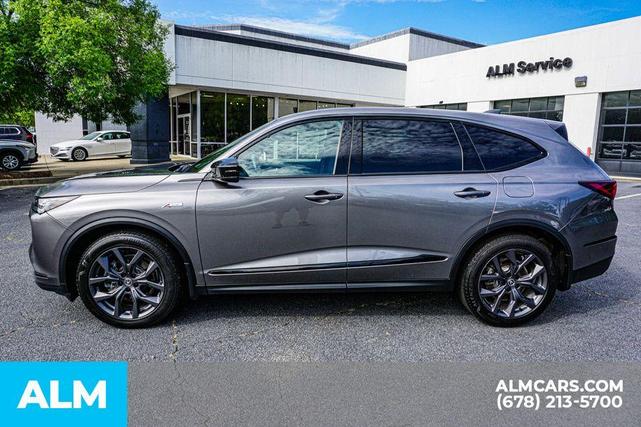 Photo of 2024 Liquid Carbon Metallic Acura MDX