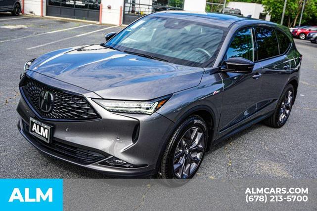 Photo of 2024 Liquid Carbon Metallic Acura MDX