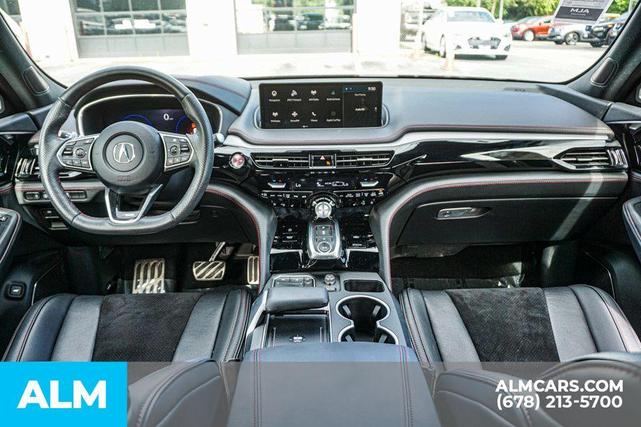 Photo of 2024 Liquid Carbon Metallic Acura MDX