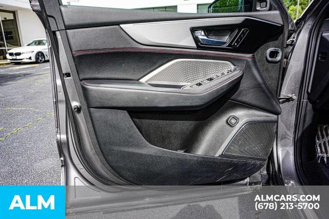 Photo of 2024 Liquid Carbon Metallic Acura MDX