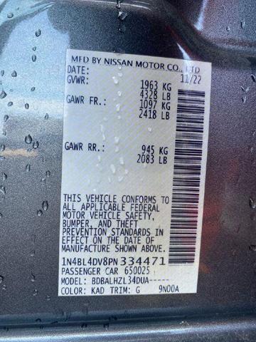 Photo of 2023 Gun Metallic Nissan Altima