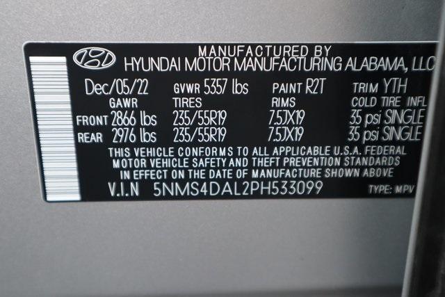Photo of 2023 Shimmering Silver Pearl Hyundai SANTA FE
