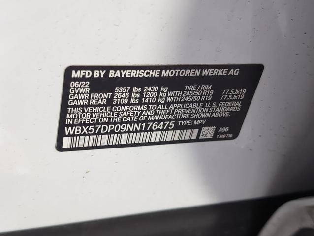 Photo of 2022 Mineral White Metallic BMW X3