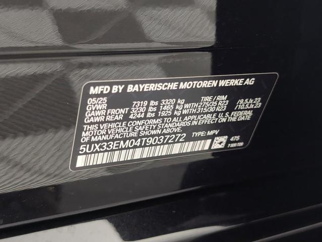 Photo of 2026 Black Sapphire Metallic BMW X7