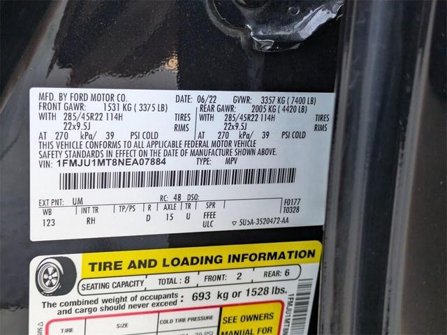 Photo of 2022 Agate Black Metallic Ford Expedition