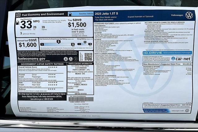Photo of 2025 Pyrite Silver Metallic Volkswagen Jetta