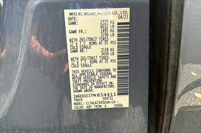 Photo of 2023 Boulder Gray Pearl Nissan Frontier