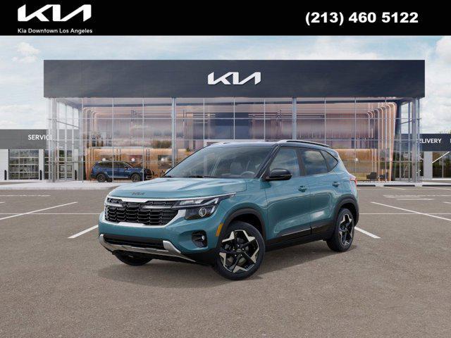 Photo of 2025 Pluton Blue/Black Roof Kia Seltos