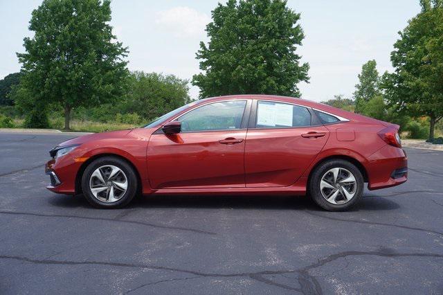 Photo of 2019 Molten Lava Pearl Honda Civic