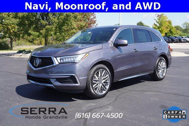 Photo of 2019 Modern Steel Metallic Acura MDX Sport Hybrid