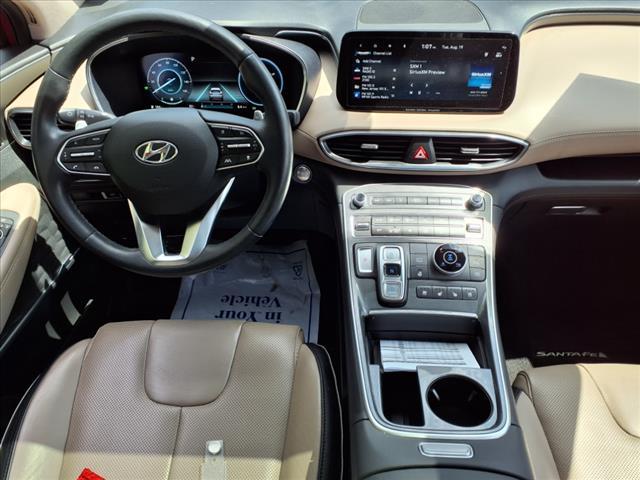 Photo of 2023 Calypso Red Hyundai SANTA FE HEV