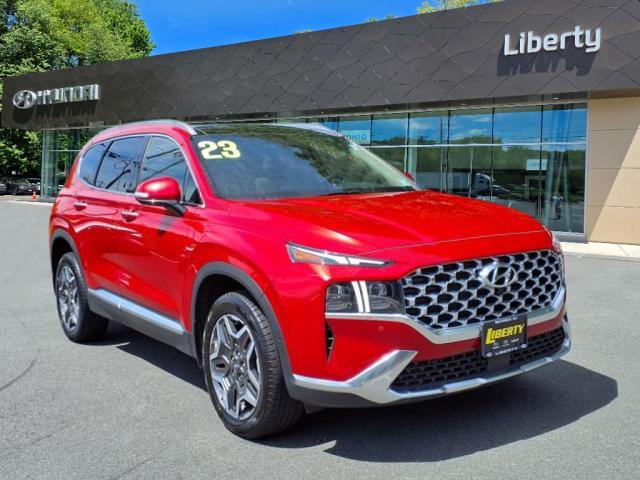 Photo of 2023 Calypso Red Hyundai SANTA FE HEV