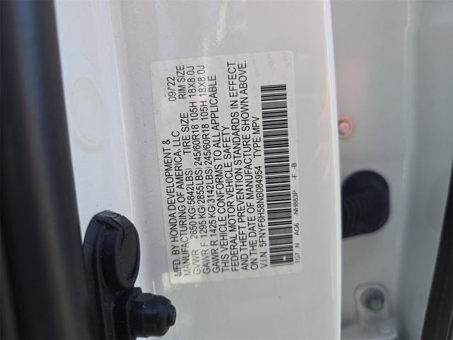 Photo of 2022 Platinum White Pearl Honda Pilot