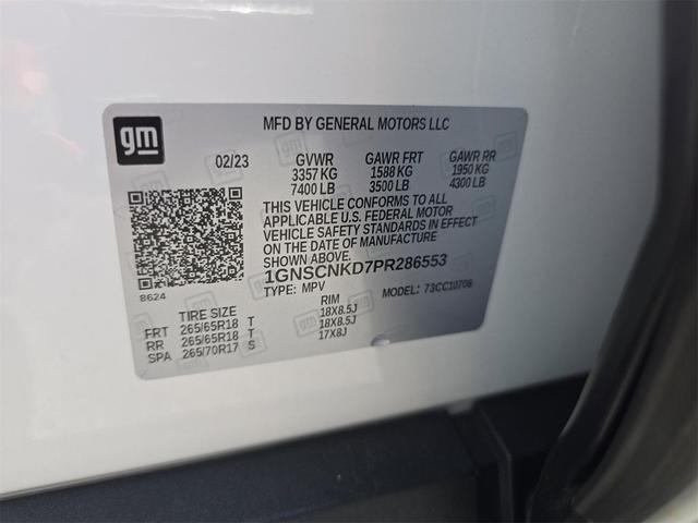 Photo of 2023 Summit White Chevrolet Tahoe