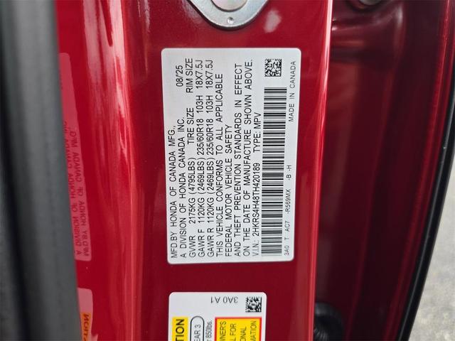Photo of 2026 Radiant Red Honda CR-V