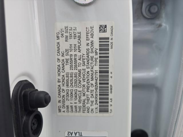 Photo of 2021 Platinum White Pearl Honda CR-V