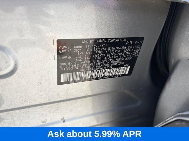 Photo of 2022 Silver Subaru Ascent