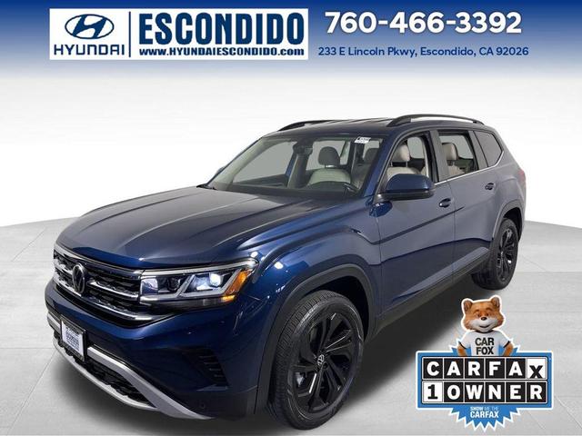 Photo of 2022 Tourmaline Blue Metallic Volkswagen Atlas