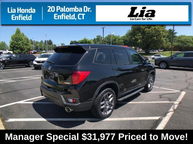 Photo of 2022 Crystal Black Pearl Honda Passport