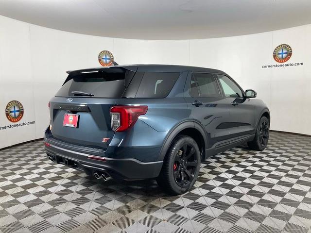 Photo of 2022 Stone Blue Metallic Ford Explorer