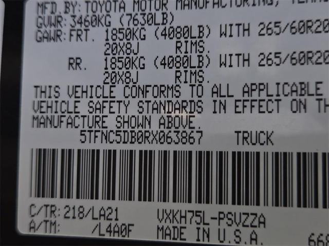 Photo of 2024 Midnight Black Metallic Toyota Tundra Hybrid