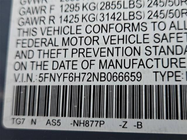 Photo of 2022 Sonic Gray Pearl Honda Pilot