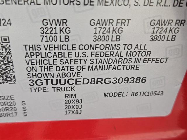 Photo of 2024 Cardinal Red GMC Sierra 1500