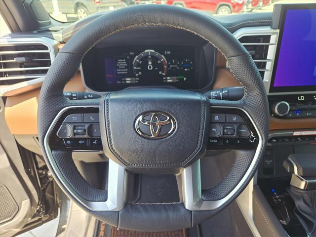Photo of 2025 Midnight Black Metallic Toyota Tundra Hybrid