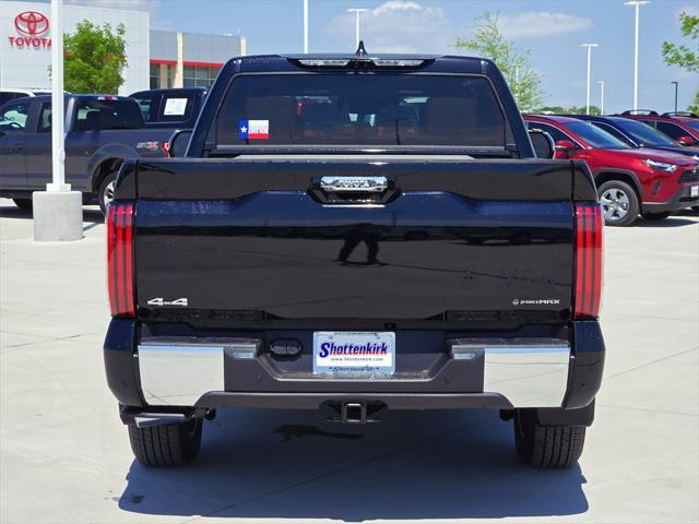 Photo of 2025 Midnight Black Metallic Toyota Tundra Hybrid