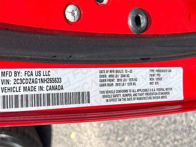 Photo of 2022 Torred Clearcoat Dodge Challenger