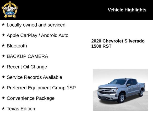 Photo of 2020 Silver Ice Metallic Chevrolet Silverado 1500