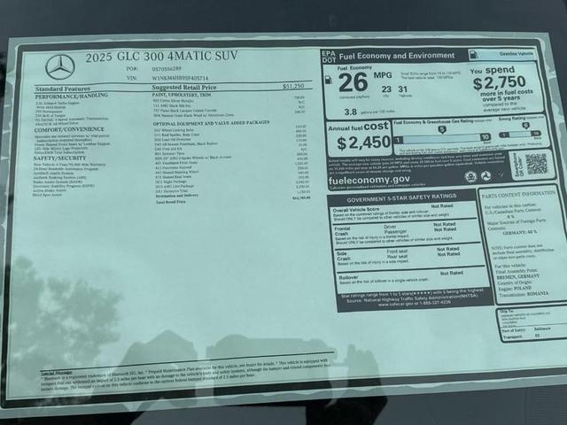 Photo of 2025 Cirrus Silver Metallic Mercedes-Benz GLC 300