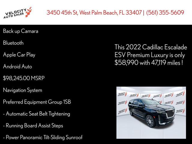 Photo of 2022 Black Raven Cadillac Escalade ESV