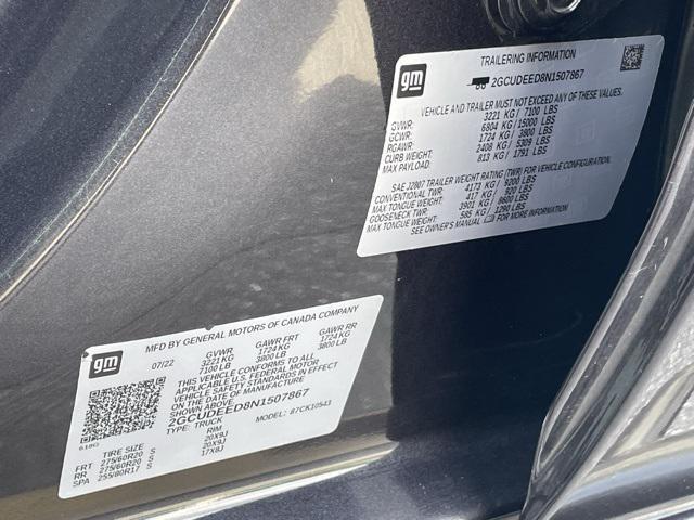 Photo of 2022 Dark Ash Metallic Chevrolet Silverado 1500