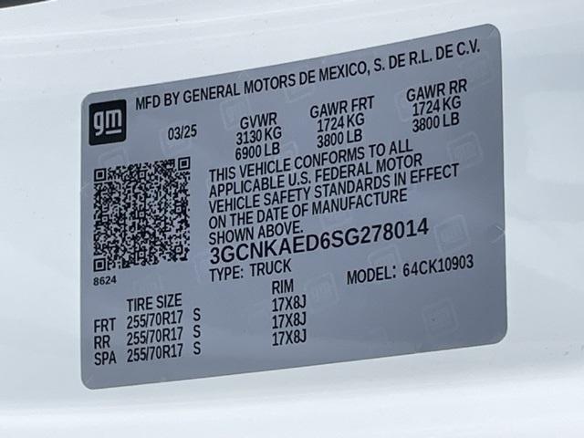 Photo of 2025 Summit White Chevrolet Silverado 1500