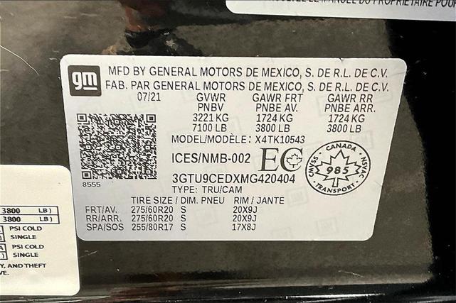 Photo of 2021 Black GMC Sierra 1500