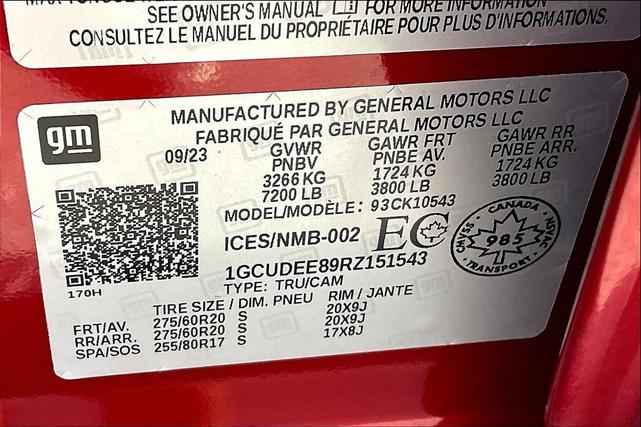 Photo of 2024 Radiant Red Tintcoat Chevrolet Silverado 1500